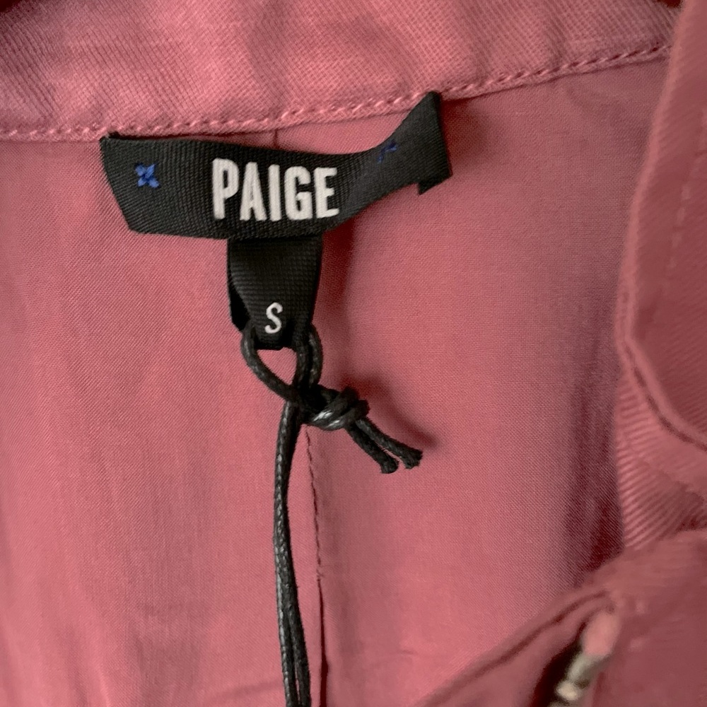 PAIGE “Ryland” Jacket in “Dark Rose” Print - Picture 8 of 14